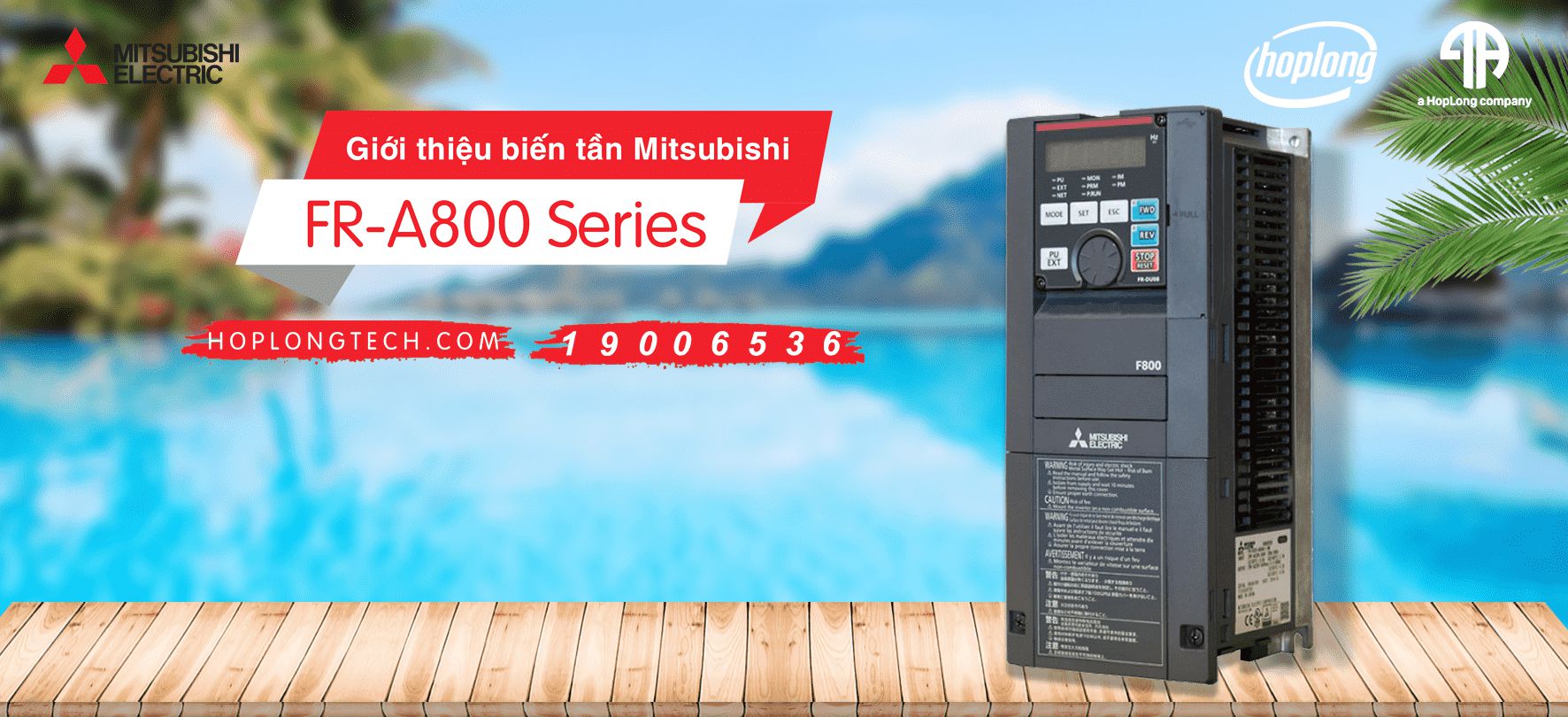 [MITSUBISHI] Giới thiệu biến tần Mitsubishi FR-A800 Series